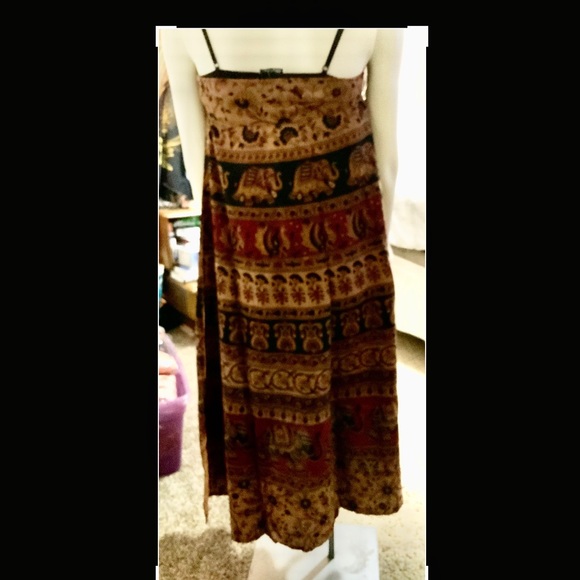 BOHO WRAP SKIRT~100% SOFT INDIA COTTON~HANDMADE - Picture 6 of 9